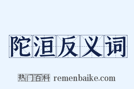 陀洹反义词是什么意思的图片